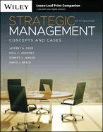 Strategic Management: Concepts and Cases, 5e Wileyplus Single-Term