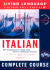 Italian for Beginners Or Those Who Want a Thorough Review
