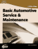 Automotive Technology: Service and Maintenance