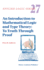 Introduction to Mathematical Logic and Type Theory. to Truth Through Proof (Computer Science & Applied Mathematics)