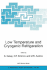Low Temperature and Cryogenic Refrigeration