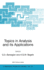 Topics in Analysis and Its Applications