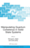 Manipulating Quantum Coherence in Solid State Syst