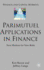 Parimutuel Applications in Finance