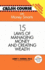 Crash Course on Money Smarts: 15 Laws of Managing Money and Creating Wealth