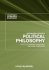 Contemporary Debates in Political Philosophy