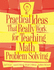 Practical Ideas That Really Work for Teaching Math Problem Solving [Paperback]