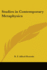 Studies in Contemporary Metaphysics
