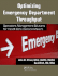 Optimizing Emergency Department Throughput: Operations Management Solutions for Health Care Decision Makers