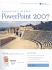 Microsoft Office Powerpoint 2007 [With 2 Cdroms] (Ilt)