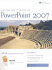 Microsoft Office Powerpoint 2007: Basic Student Manual (Ilt Series)