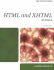 New Perspectives on Html and Xhtml: Comprehensive (Available Titles Skills Assessment Manager (Sam); 9781423925460; 1423925467
