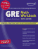 Kaplan Gre (Graduate Record Exam) Math Workbook, Sixth Edition