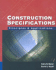 Construction Specifications: Principles and Applications