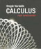 Single Variable Calculus
