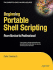 Beginning Portable Shell Scripting: From Novice to Professional