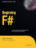 Beginning F#