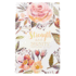 Christian Art Gifts Scripture Journal Strength and Dignity Proverbs 31: 25 Bible Verse Floral Inspirational Notebook, 128 Ruled Pages Flexcover 5.5" X 8.5"