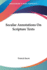 Secular Annotations on Scripture Texts