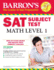 Barron's Sat Subject Test Math Level 1 2018