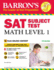 Sat Subject Test: Math Level 1 With Online Tests