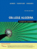 College Algebra: a Graphing Approach, Enhanced Edition (With Enhanced Webassign 1-Semester Printed Access Card) (Available 2010 Titles Enhanced Web Assign)
