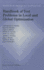 Handbook of Test Problems in Local and Global Opti