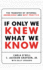 If Only We Knew What We Know: the Transfer of Internal Knowledge and Best Practice