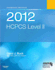 2012 Hcpcs Level II Standard Edition, 1e (Saunders Hcpcs Level II)