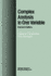 Complex Analysis in One Variable