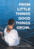 From Little Things Good Things Grow