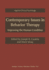 Contemporary Issues in Behavior Therapy