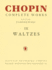 Waltzes: Chopin Complete Works Vol. IX (Chopin Complete Works 9)-Classical Piano Sheet Music Boo