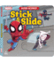 Disney Learning Super Science Stick and Slide Board Book-Prek-Kindergarten Spider Man and Ghost-Spider Kids Activity Book With Interactive Sliders (12 Pgs)