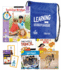 Summer Bridge Activities Prek-K Bundle, Ages 4-5, Math, Phonics, Handwriting, and Science Summer Learning Kindergarten Workbooks, Alphabet Flash Cards, Children's Books, and Drawstring Bag