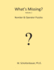 What's Missing? : Number & Operator Puzzles