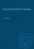 Economic Growth in Canada: a Quantitative Analysis (Canadian Study in Economics)