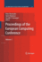 Proceedings of the European Computing Conference