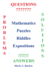 Mathematics, Puzzles, Riddles, Expositions