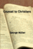 Counsel To Christians