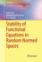 Stability of Functional Equations in Random Normed