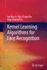 Kernel Learning Algorithms for Face Recognition