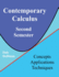 Contemporary Calculus Second Semester