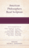 American Philosophers Read Scripture