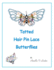 Tatted Hair Pin Lace Butterflies