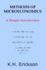 Methods of Microeconomics a Simple Introduction