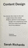 Content Design