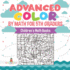 Advanced Color By Math for 5th Graders Children's Math Books