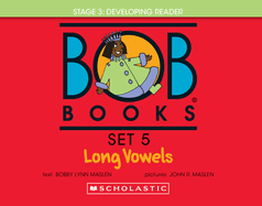 Bob Books-Long Vowels Hardcover Collection of 8 Stories Decodable Phonics Stories, Ages 4 and Up, Kindergarten, First Grade (Stage 3: Developing Rea