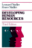 Developing Human Resources: Concepts and a Model (Jossey Bass Business & Management Series)